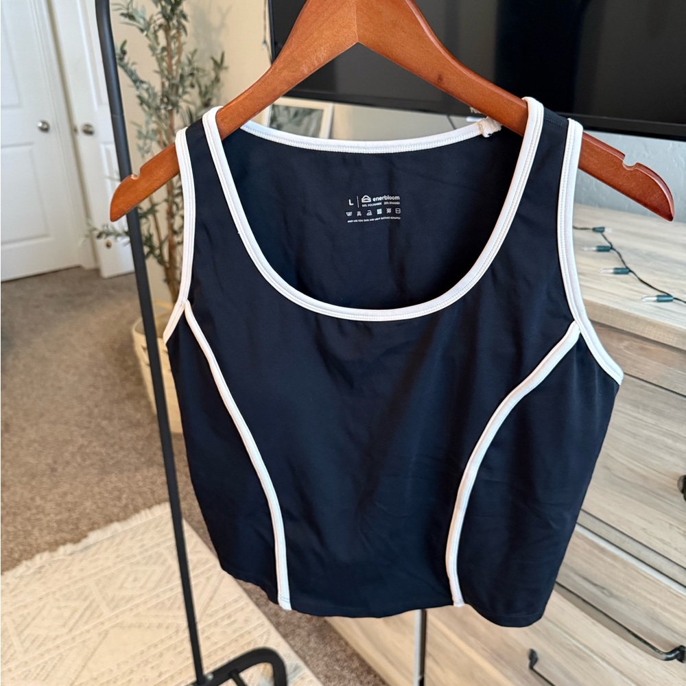 Workout Crop Athletic Tank Top